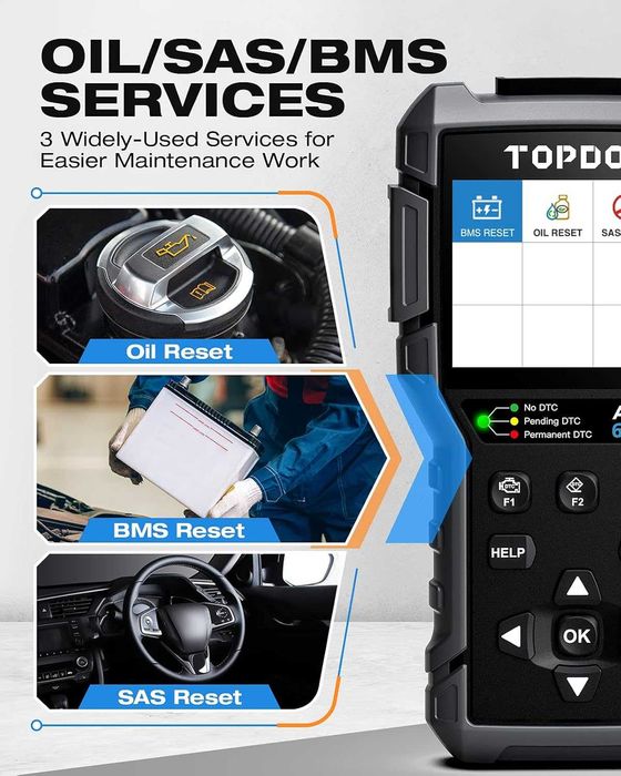 Автодиагностика TOPDON ArtiLink600 с 3 ресет функции