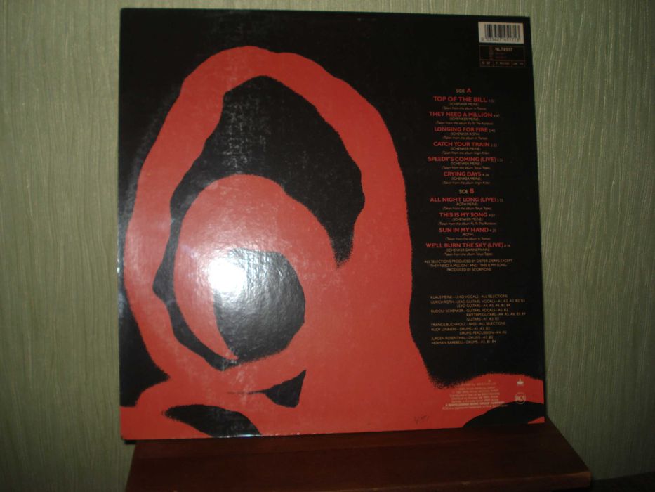 Две пластинки  "Best of  Scorpions"