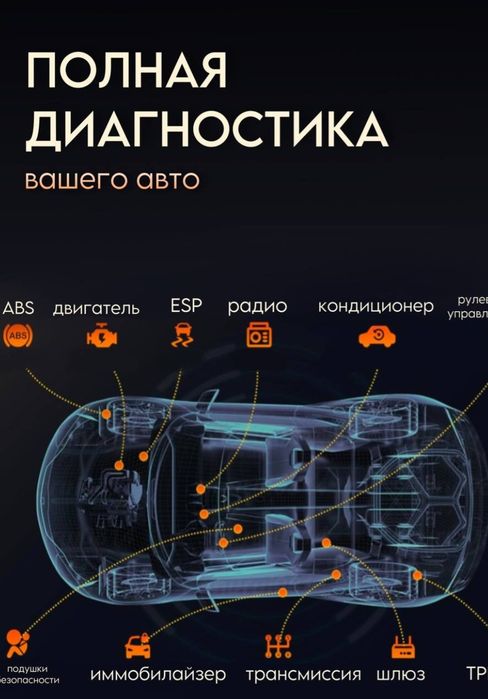 Продам авто сканер новый