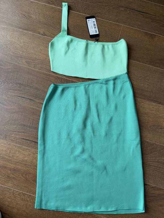 Красива къса рокля от плетиво