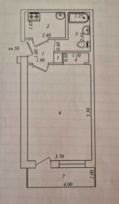 Продается 1/3/4 Юнусабад 2 квартал 44 тыс.$!