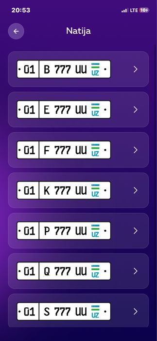 Avtoraqam xizmati auksion nomer olib beramiz sugurta tonirovkayam bor