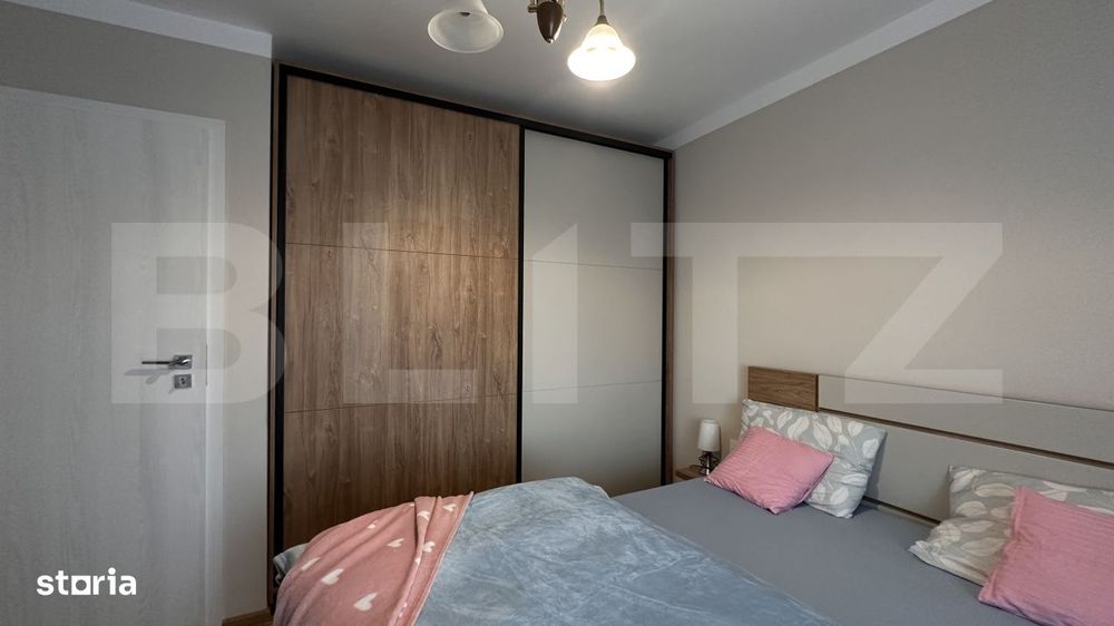 Apartament central, 2 camere, totul nou, renovat, mobilat si utilat