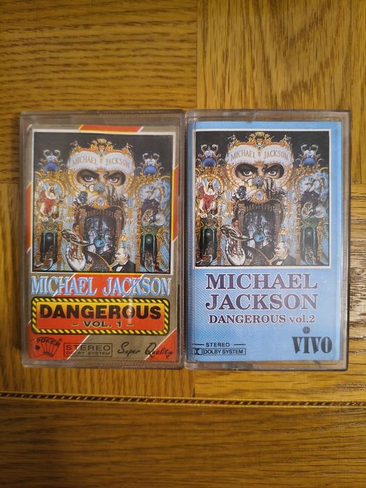 Dangerous vol I și II, Michael Jackson - casete