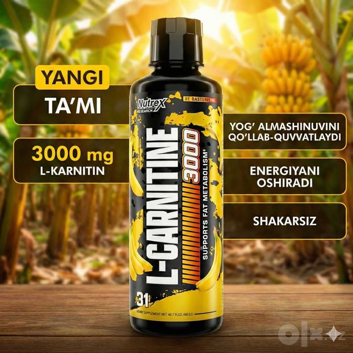 Мощный жиросжигатель- Liquid Carnitine 3000мг: 41.90 у.е. - Sportcha oziqlanish Toshkent на Olx