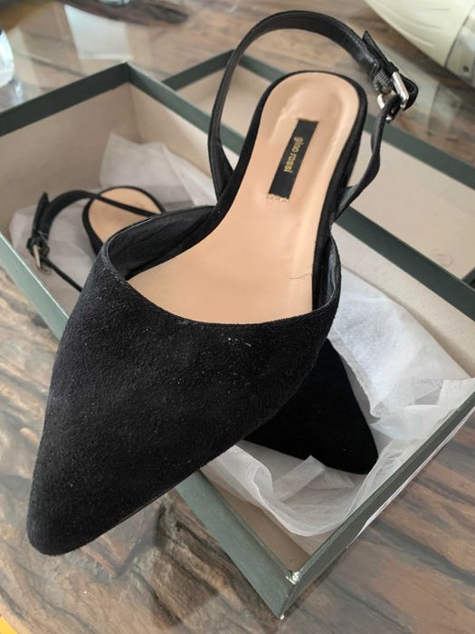 Balerini stiletto piele naturala