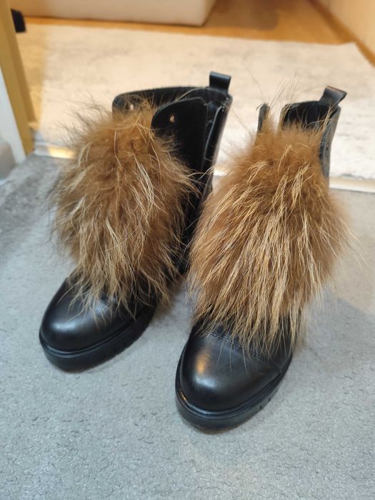 Дамски боти естествена кожа