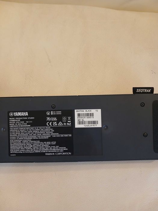 Yamaha Seqtrak sintetizator, sampler