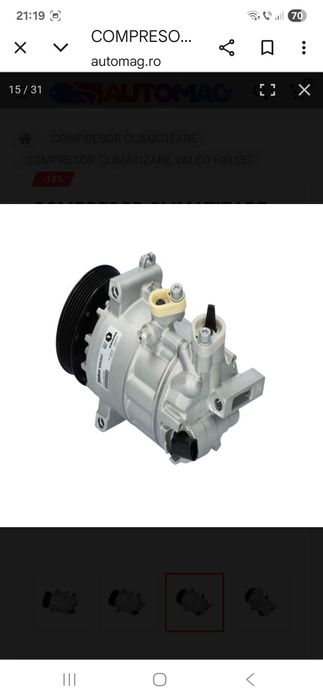 Compresor climă 1.9 tdi,grupul VAG