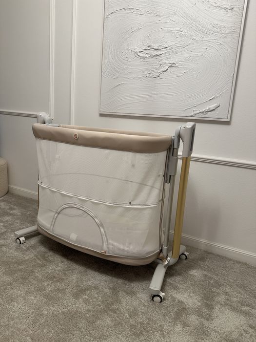 Vând co-sleeper/ pătuț/ leagăn CAVOE COQ 4 în 1 – Cashmere