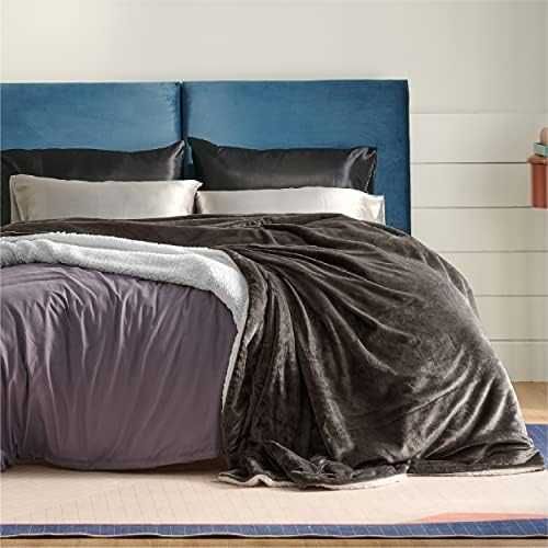 BEDSURE Sherpa одеяло 220x240 см XXL кафяво