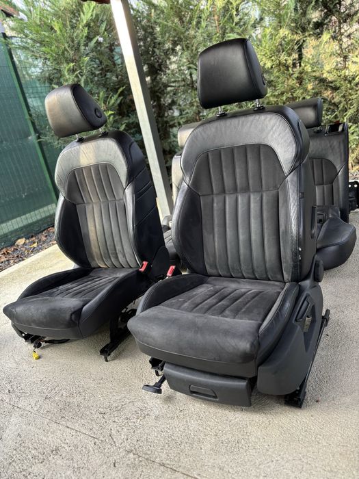 Interior Skoda Superb3 piele cu Alcantara fara incalzire