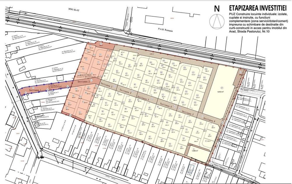 Super teren intravilan cu 2 fronturi in Micalaca Parcela 28