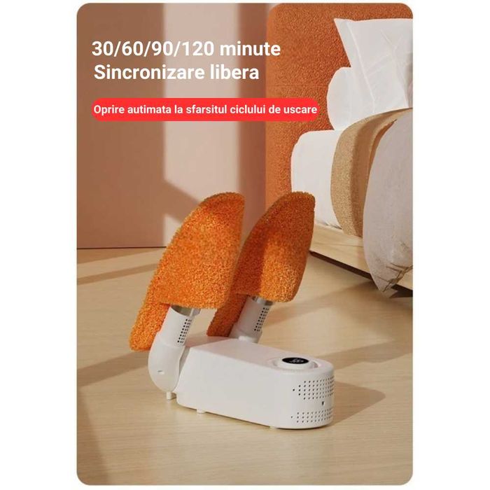 Uscator electric pentru incaltaminte, caciuli, manusi, sterilizare UV