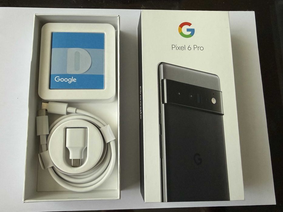 Google Pixel 6 Pro 5G 128GB 12GB RAM Black+аксесоари