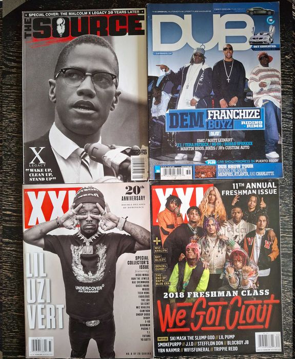 Списания: Нокаут, The Source, XXL, Vibe, Tattoo Life, Lowrider, Men's Health, DUB, Slam, Метрополис, Respect, Hip Hop Connection, Playboy и още ...