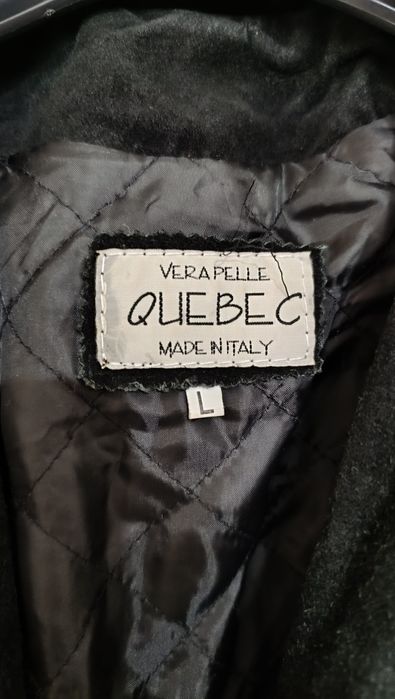 Geaca din piele întoarsă Italy nouă