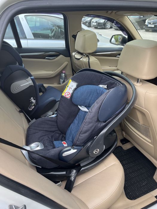 Cybex cloud q + base q fix + адаптери кош за кола с основа