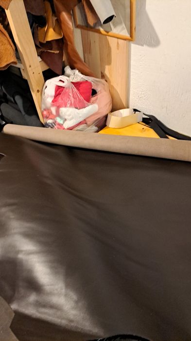 Piele naturala tabacita, piele la metru, marochinarie leather handmade