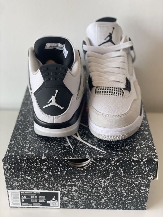 Air Jordan 4 Retro Military Black Full Box Verificare Colet 35-45