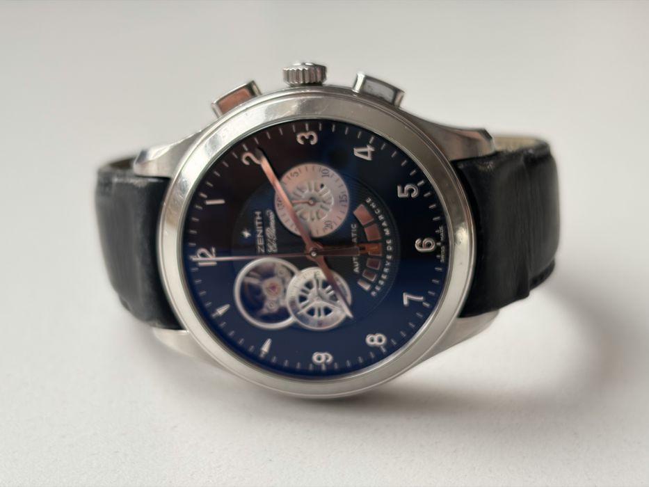 Zenith Class Open El Primero 44мм стальные
