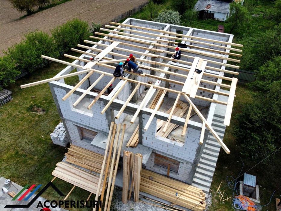 Reparații acoperisuri dulgherie țigla metalica ceramica