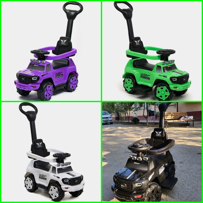 Новые машинки с ручкой.