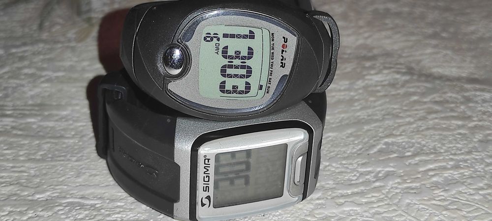 2 ceasuri  SIGMA PC 3.11 2 - POLAR FS 2C monitor rirm cardiac impecabile