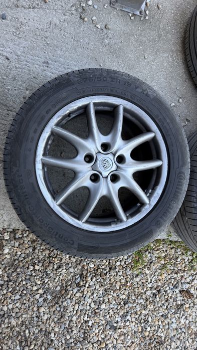 Джанти Porsche 19 цола 5х130 с летни гуми Continental 275/50