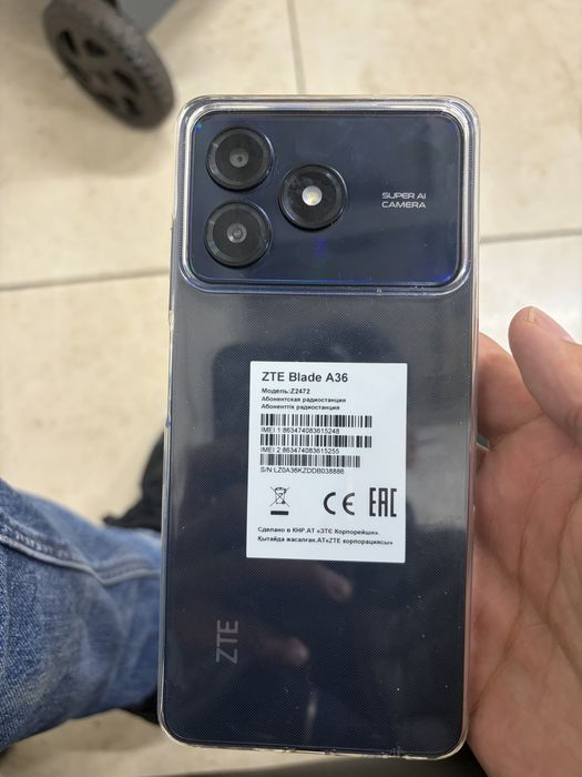 ZTE blade a 36 телефон