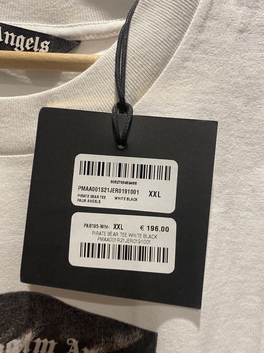Tениска Palm Angels Pirate Bear Tee White.100% ориг.Нови.РазмерL и XXL