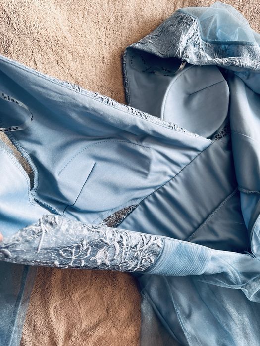 Rochie de nuntă / de nașă cu mânecă lungă