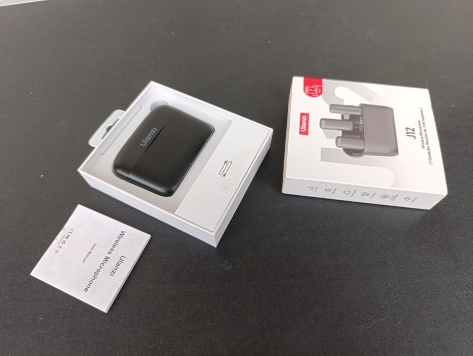 Set microfoane lavaliera wireless Ulanzi J12 USB Type-C  NOI