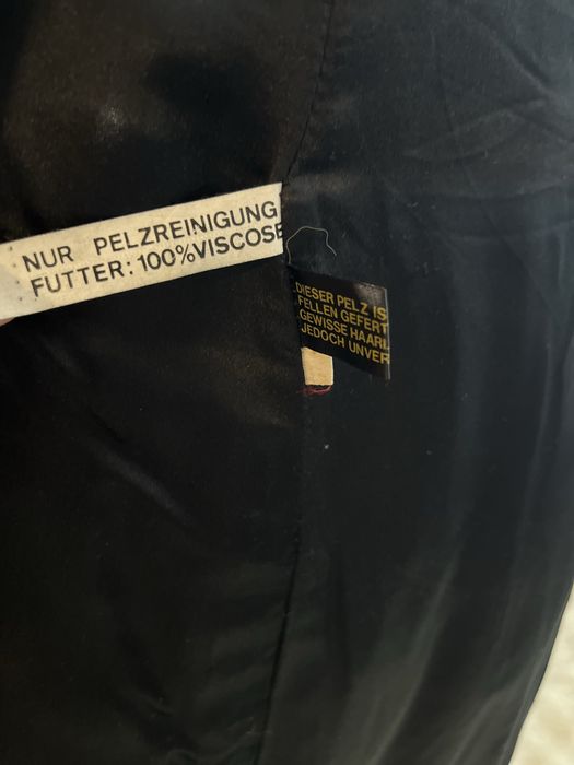 Haina din blana naturala de lup/coiot rara pe piata marime M/L sau S +