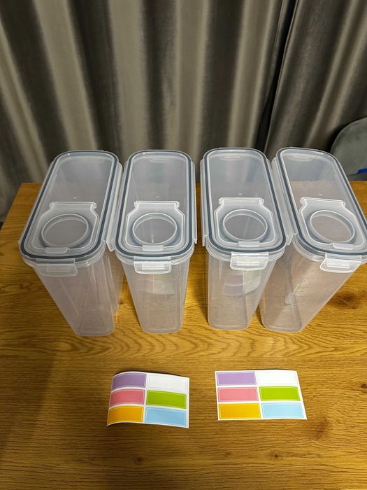 Set 4 Cutii Depozitare Filament 3D Printare Etans Desicant Noi