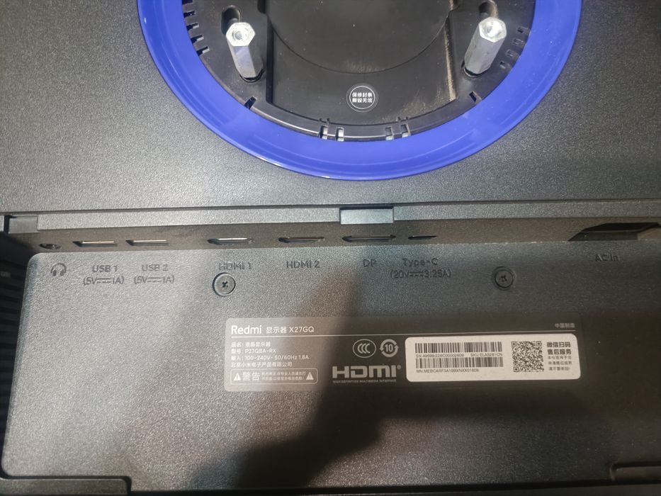 Монитор Redmi 27 черный