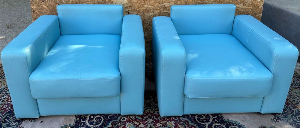 3 buc Fotoliu confortabil tip Scoica; Fotoliu fix tapitat