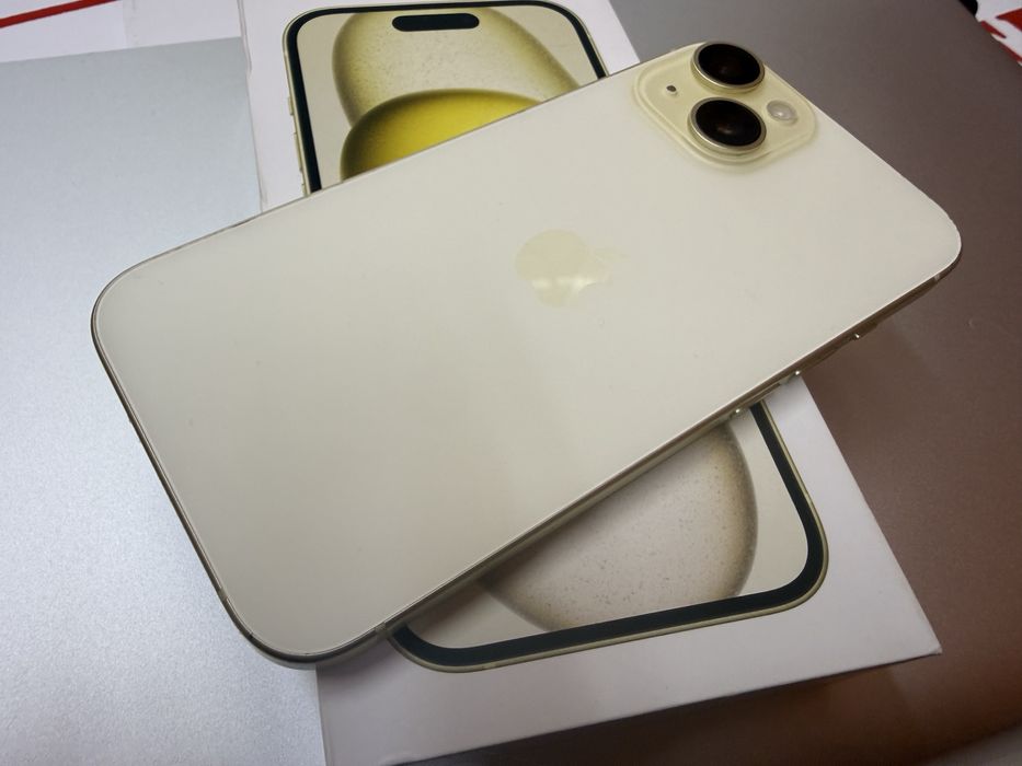 iPhone 15 Жълт 128гб