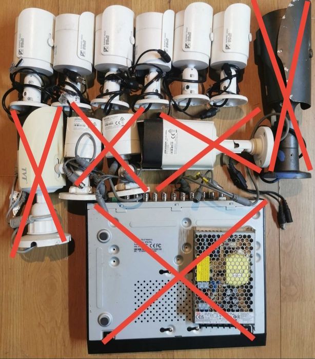 Camere supraveghere IP Hikvision +sursa alimentare12v camere