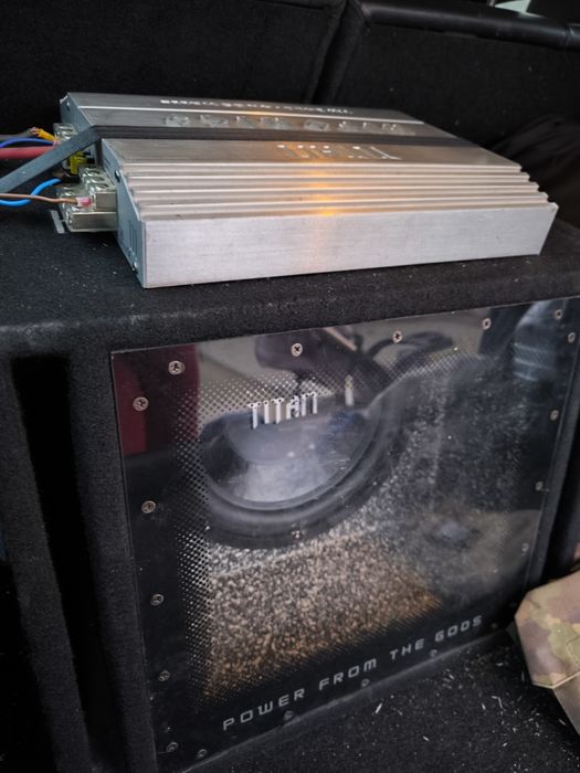 Subwoofer + amplificator hifonics titan auto