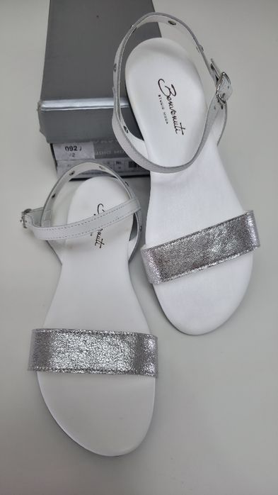Sandale piele naturală Benvenuti Studio Moda, mărimea 38,  Noi în cutie
