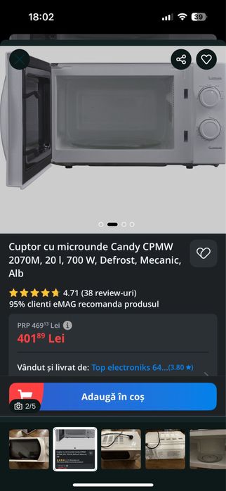 Microunde Marca Candy