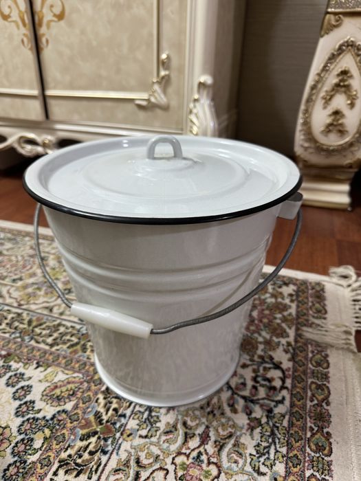 Эмалированный россиское ведро 10 литр