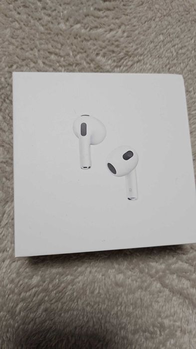 Casti Apple AirPods 3 MagSafe Charging Case, culoare alb Nou