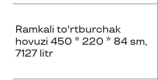 Baseyn xolati alo 1 yil ushlatilgan yozda mazza qilib ishaltiladi