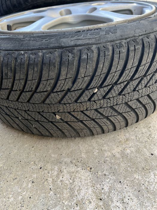 Set 4 jante R15 4x108 cu cauciucuri all season 195x50
