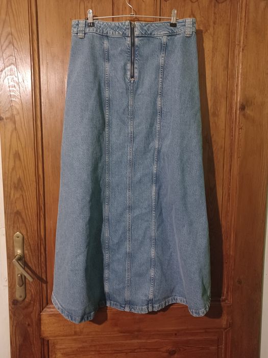 Дълга дънкова пола Zara