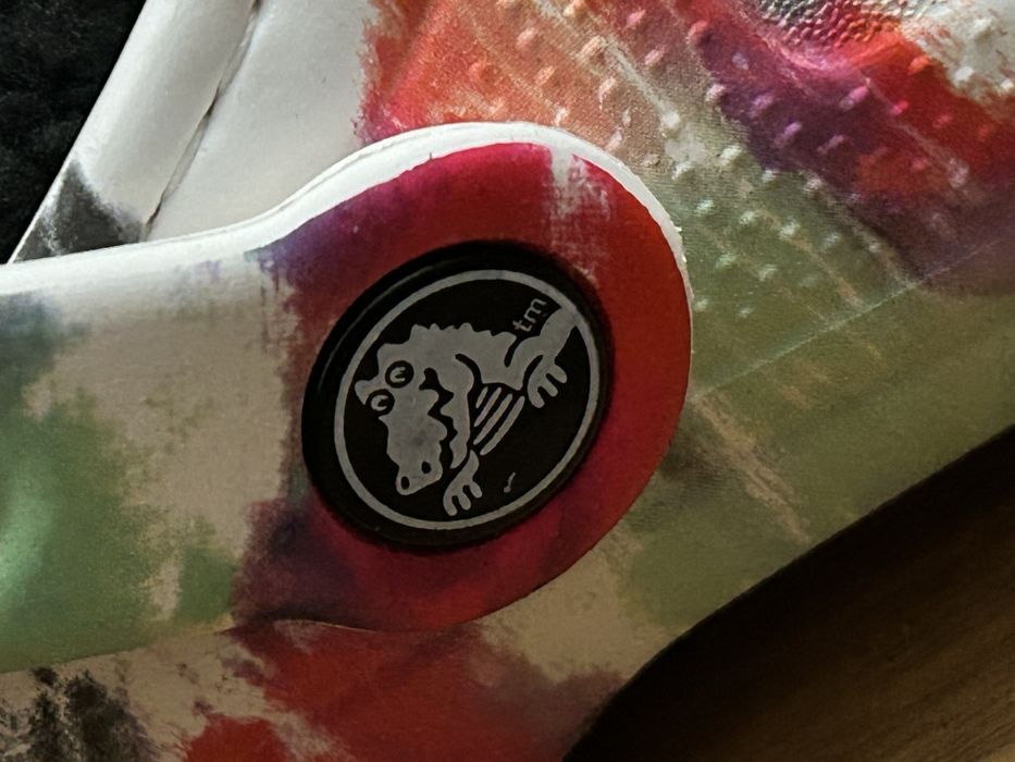 Papuci Crocs îmblăniți, multicolori, mărimea 34-35