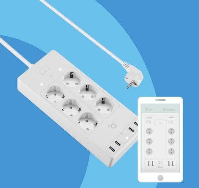 Acme SH3305 Smart WI-FI Разклонител Напреженова Защита от Токови Удари