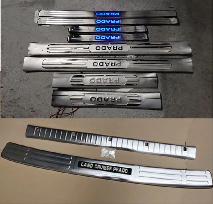 Накладки на двери прадо 120 крылья расширения листва фары молдинг gx